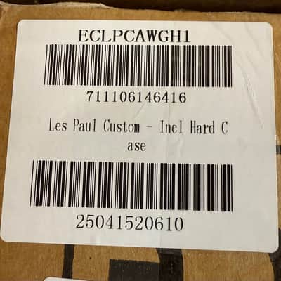 2025 IGC Epiphone Inspired by Gibson Les Paul Custom Alpine White New Unplayed Auth Dlr 8lb10oz #610 image 25