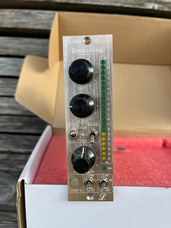 Lindell Audio 7X-500 500 Series FET Compressor Module 2010s - Metal image 1