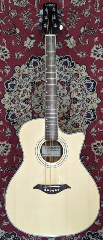 Turner 44CE Electro Acoustic Grand Auditorium Guitar image 1