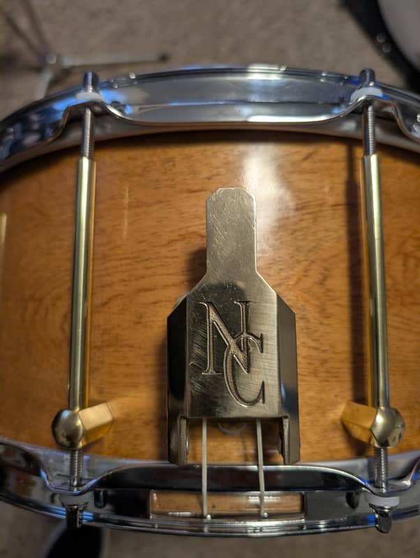 Nobel & Cooley 7x14 Solid Shell Snare Drum 2000's - Birch and Brass lugs image 1