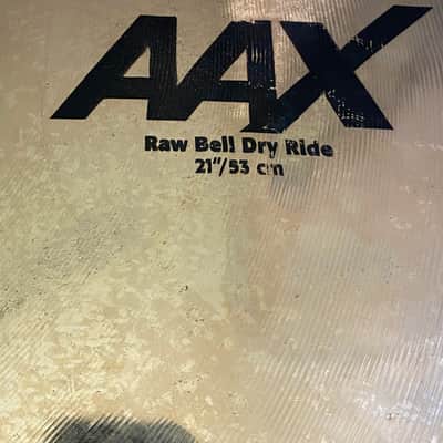 Sabian 21" AAX Raw Bell Dry Ride Cymbal 2019 - Present - Brilliant image 4