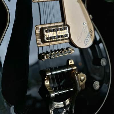 Gretsch G6128TEE-B - Upgrades, Callaham, Faber, & More, Elliot Easton Signature Model, Bigsby B7, Black image 9