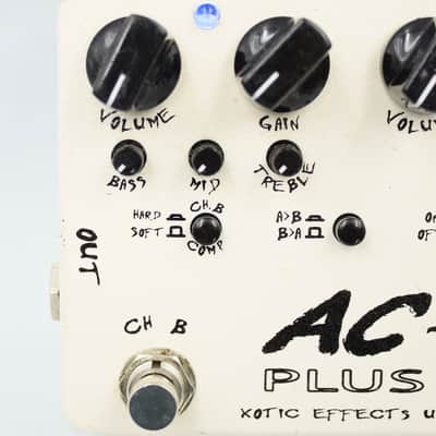 Xotic AC Plus + Guitar Boost Overderive Guitar Effect Pedal 4544 image 3