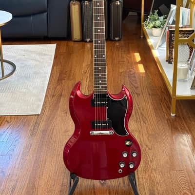 2021 GIBSON SG!! ~ P-90 Pickups & Burgundy Sparkle Finish!! ~ Excellent Condition! ~ OHSC & Case Candy!! image 2