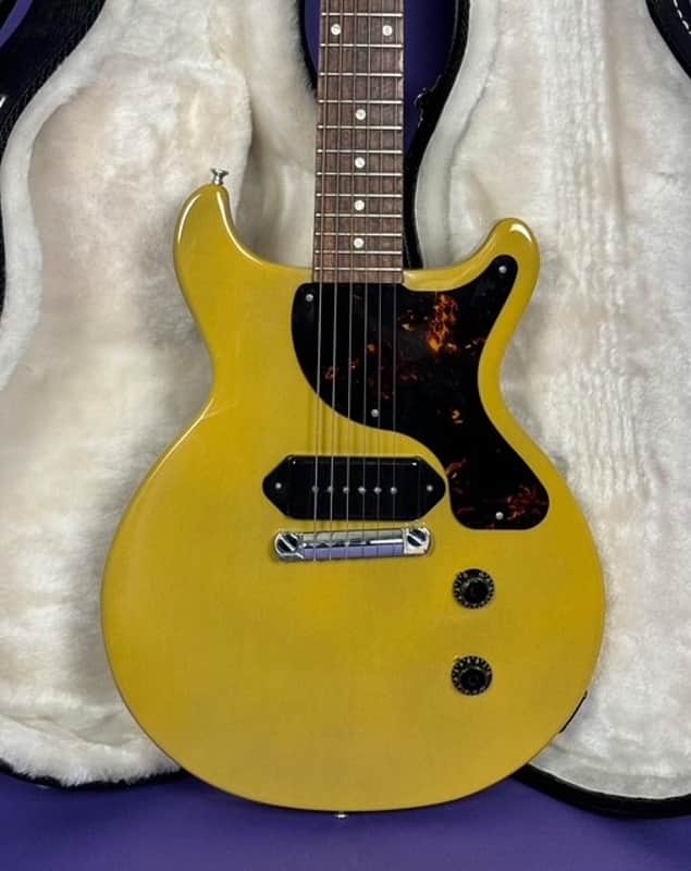 Gibson Les Paul Junior Double Cutaway 2010 - 2012 - Gloss Yellow image 1