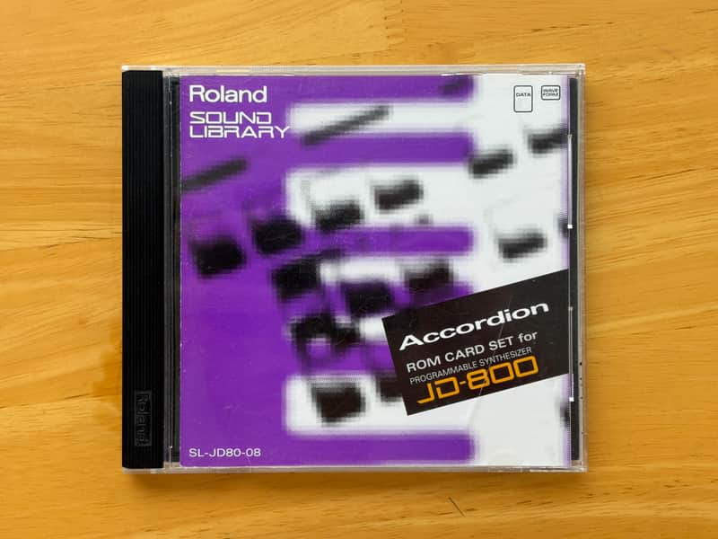 Roland SL-JD80-08  Accordion ROM Card SET // JD-800 & 990 image 1
