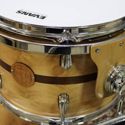 Holloman Custom Drums Maple/Walnut Drum Set - hand rubbed urethane over Danish oil image 6