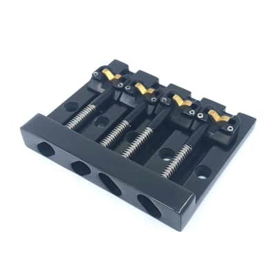 Hipshot 5K400 Kickass™ 4 String Bass Bridge - Black---black image 1