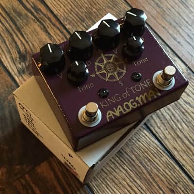 Analogman King of Tone V4 with Yellow Side High Gain Option | Reverb