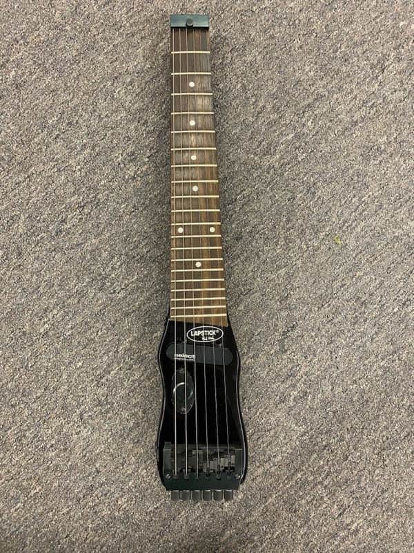 Lapstick Black Travel Electric Guitar | Reverb