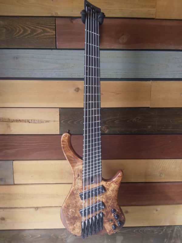 Ibanez - EHB1506MS | Workshop Series Headless Six String Bass / Antique Brown Stained Low Gloss image 1