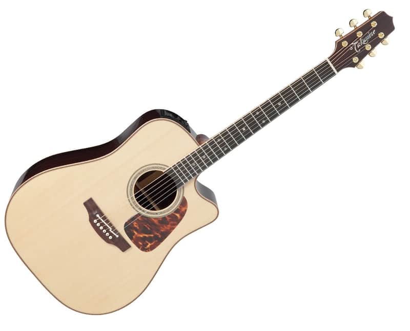 Takamine P7DC Pro Series 7 Dreadnought Cutaway Acoustic/Electric Guitar Natural Gloss image 1