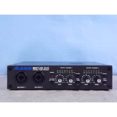 Alesis MicTube Duo Stereo Tube Microphone Preamplifier | Reverb