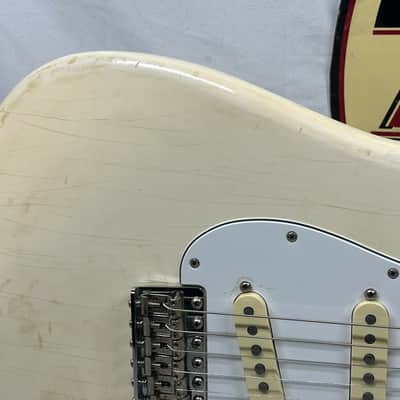 Fender Jimi Hendrix Stratocaster Strat Electric Guitar - Olympic White image 4
