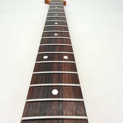 HooDoo Stratocaster Neck Rosewood/Roasted Maple Lefty Nitro hsn6424 image 4