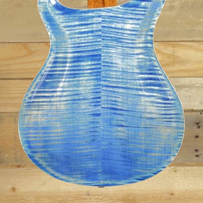 PRS McCarty 594 Hollowbody II Electric Guitar Faded Blue Jean w/ Case image 3