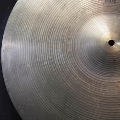 Zildjian VINTAGE 70s A Zildjian Ping Ride 20 [2762g] image 7