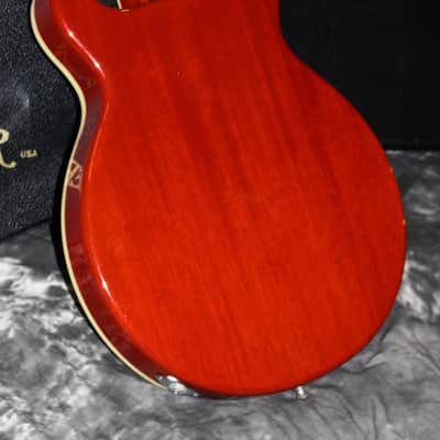 2000 Hamer - Newport Solid Spruce Top - Orange Sparkle image 7