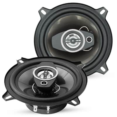 5Core Coaxial Car Door Speakers 5” Pair 350W 4Ohm 2 Way Component Subwoofer Audio w Super Tweeter image 1