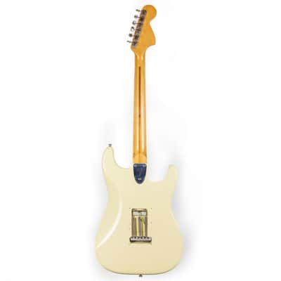 Fender 1973 Strat, LEFTY, Refin Olympic White image 5