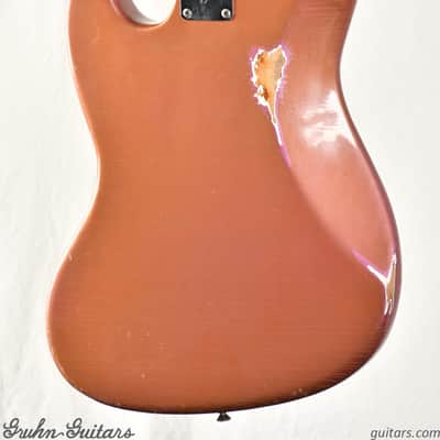 Fender Jazz Bass 1965 - Burgundy Mist image 4
