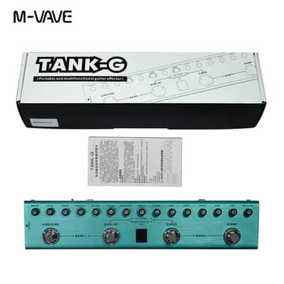 M-vave Tank-G Rechargeable Multi Effects Pedal 36 Presets,9 Preamp Slot,3-Band EQ,8 IR Cab Slot,3 Modulation/Delay/Reverb Effect,price include the import duty to US buyer image 6