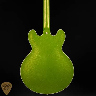 2024 - Gibson Custom Shop Made 2 Measure 1959 ES-335 Reissue Gloss Geko Green Sparkle 8.4 #A940225 image 5