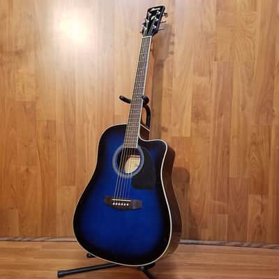 Ibanez PF Series Pf15ece-tbs Acoustic Guitar image 1