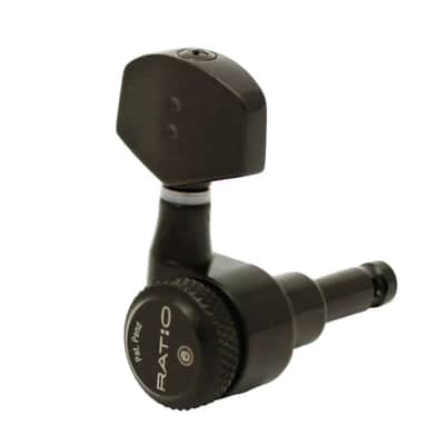 Graph Tech Ratio Electric Locking 3x3 Tuners Contemporary Black PRL-8311-B0
