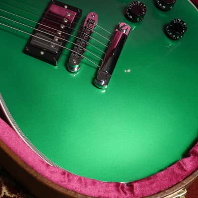 Gibson Custom Shop Order Custom Collection Les Paul Custom Planet Green Metallic-2016 image 7