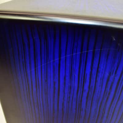 Latin Percussion LP Aspire Accents Snare Cajon, Blueburst Streak image 8