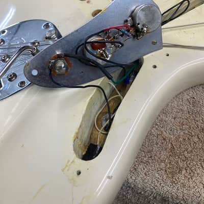 Fender Jaguar 1962 - 1965 - White Refin with Matching Headstock image 23