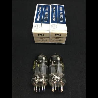 MATCHED PAIR Western Electric 5755 JW 420A (12AX7 Sub) Audio VACUUM TUBES 8.9410 image 2