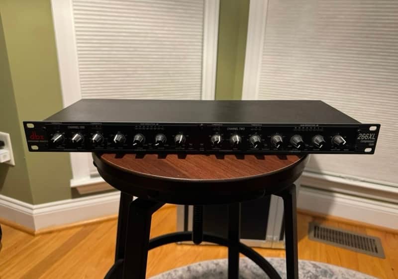 dbx 266XL Stereo Compressor / Limiter 2010s - Black image 1