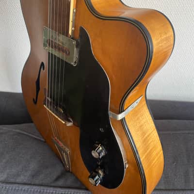 Hopf Hollow body Jazz + Hardcase 1959 imagen 11