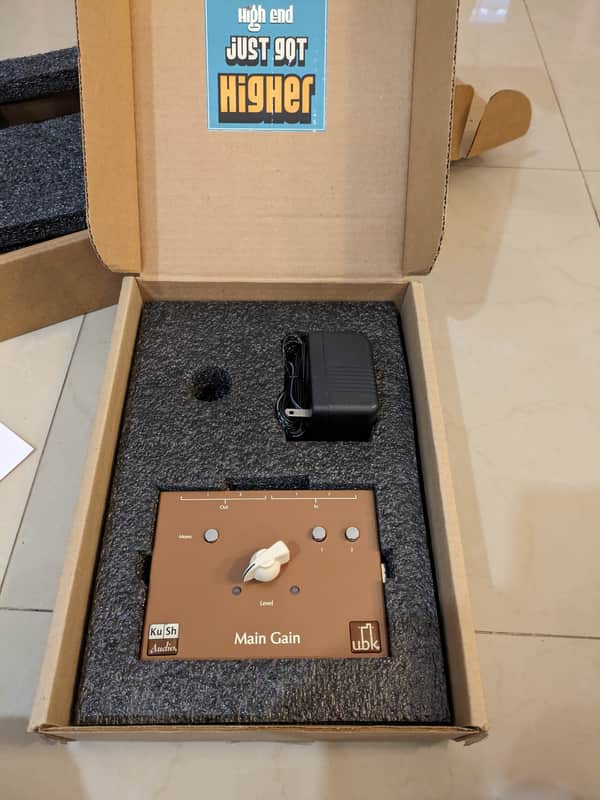 Kush Audio Main Gain Class-A Active Stereo Monitor Controller 2010s - Brown image 1