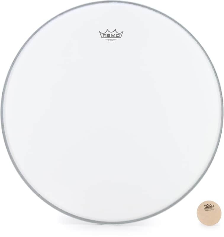 Remo Powerstroke P4 Coated Bass Drumhead - 22 inches (3-pack) Bundle image 1