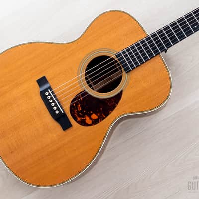 2012 Martin OM-28E Retro Acoustic Electric Guitar w/ Fishman F1 Aura+, Case image 1
