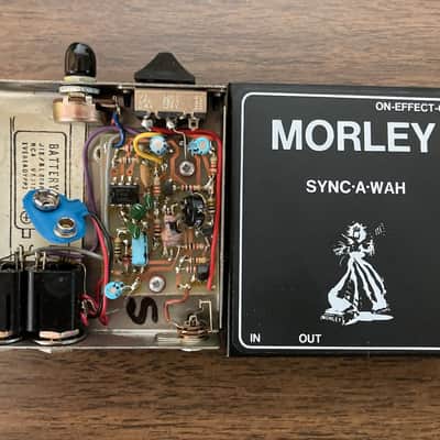Morley Sync-A-Wah Pedal LIKE NEW IN BOX w/ Paperwork Late 1980's image 3