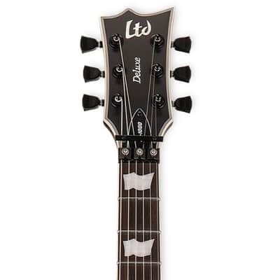 ESP LTD EC-1000 FR Electric Guitar. Black Satin EMG image 6