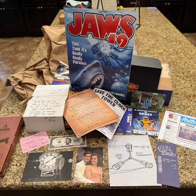 Epiphone Back To The Future ES-345, Michael J. Fox Auto, 40th Anniversary box set, Lego Time Machine image 5