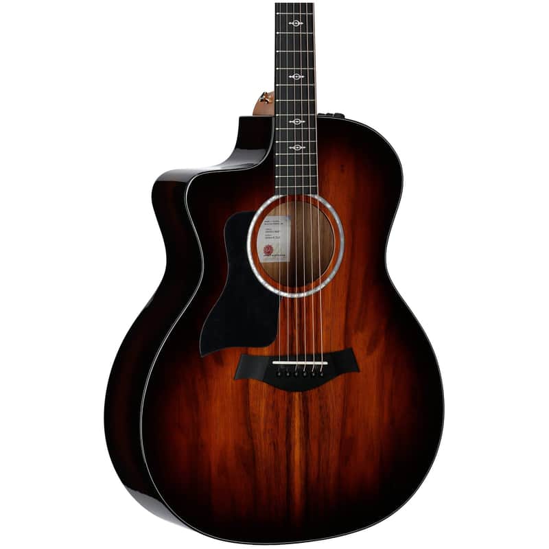 Taylor 224ce-K DLX Grand Auditorium Left-Handed Acoustic-Electric Guitar, Shaded Edgeburst, with Case image 1