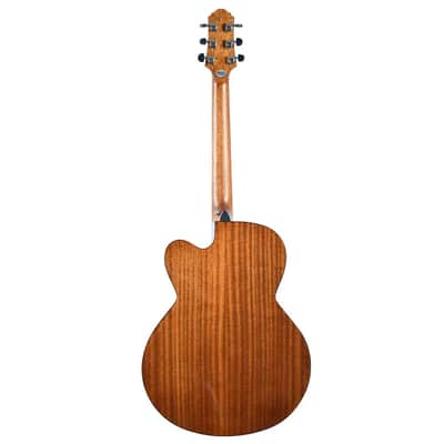 Crafter HJ250-CE-BRS Silver Series 250 Jumbo Cutaway Engelmann Laminated Spruce Top Mahogany Neck 6-String Acoustic-Electric Guitar image 2