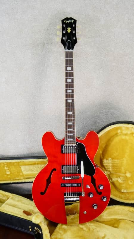 Epiphone Joe Bonamassa '62 ES-335 Sixties Cherry Red Custom Shop #22051510899 w/OHSC USED image 1