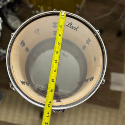 Pearl Decade Maple 10” x 7” Rack Tom - Deep Red Burst Lacquer Finish image 16