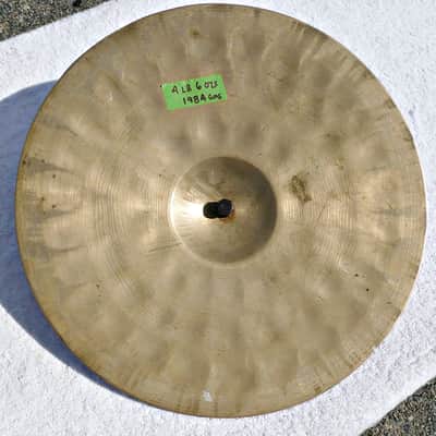 Soleman (?) Vintage 15" Marching Crash Cymbals with Wooden Handles - Traditional Natural Brass - PV Music Drum Shop Inspected and Tested - Play / Sound / Look Great image 6