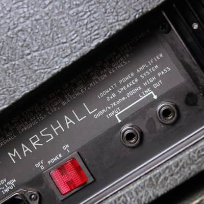 *All Original* 1986 Marshall 5518 Rare Combo Bass Amp | Integrated Bass System Head – Vintage UK-Made Bass Amp – Original 8 ohm Celestion Speaker | Recently Serviced image 12