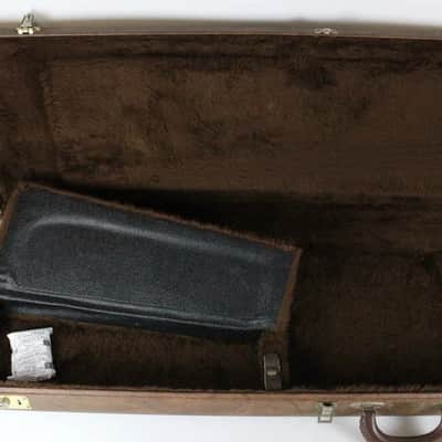 RARE 2001 Fender American Deluxe Zone Bass Brown Tweed CASE +OHSC USA Premium Bass image 3