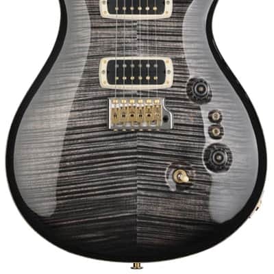 PRS Custom 24-08 10-Top Electric Guitar - Charcoal Burst/Charcoal image 2