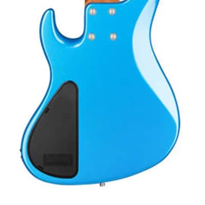 Sadowsky MetroExpress 5-String 24-Fret Modern Bass Roasted Maple Fingerboard 5-String Solid Ocean Blue Metallic High Polish image 9